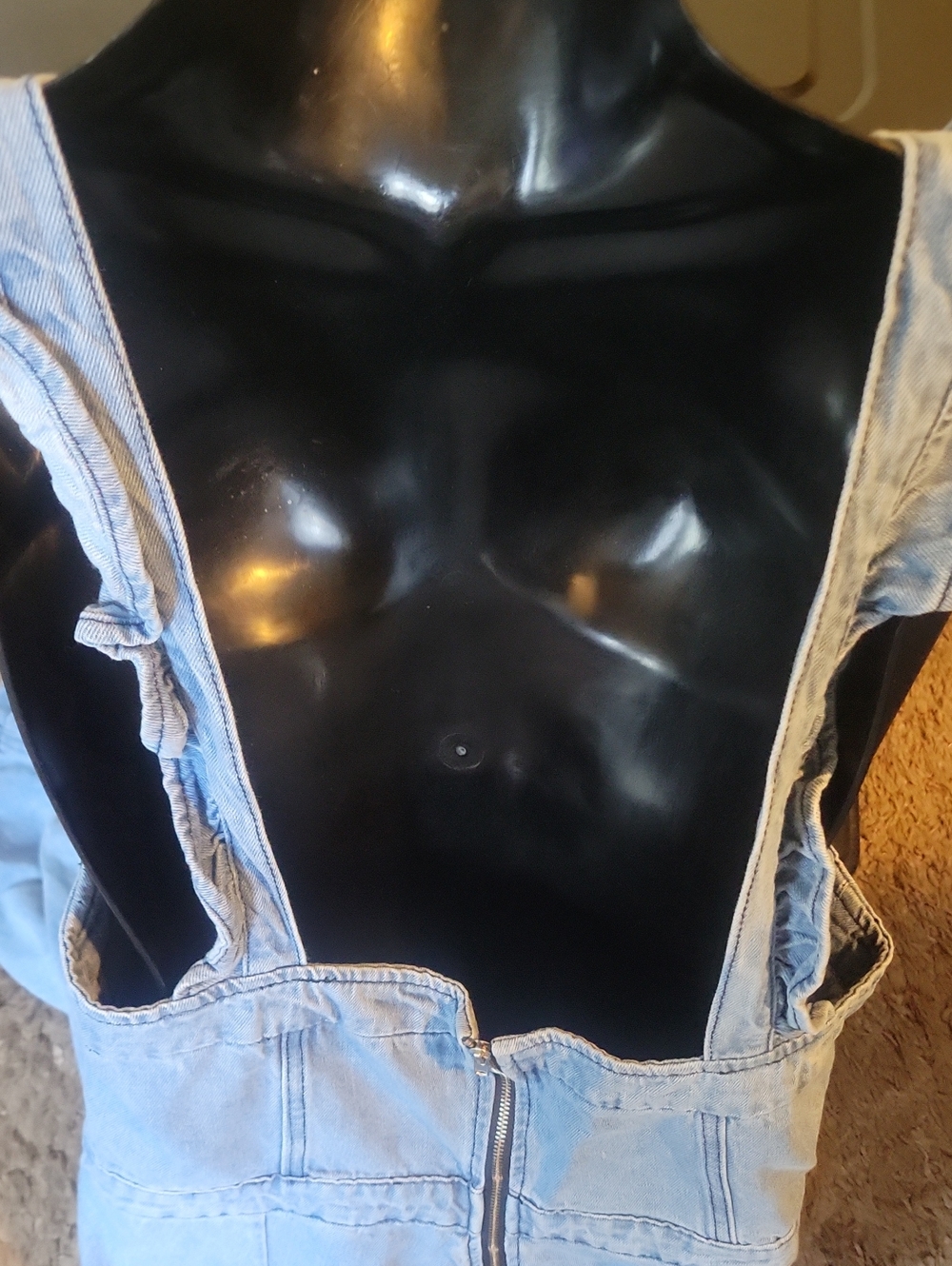 Light Blue Denim  Jumper - Picture 6 of 8